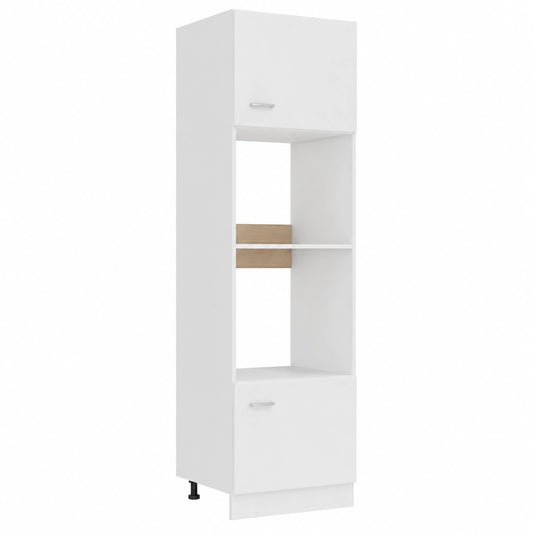 Meuble polyvalent, 60 x 57 x 207 cm, coloris blanc, pour les espaces de vie