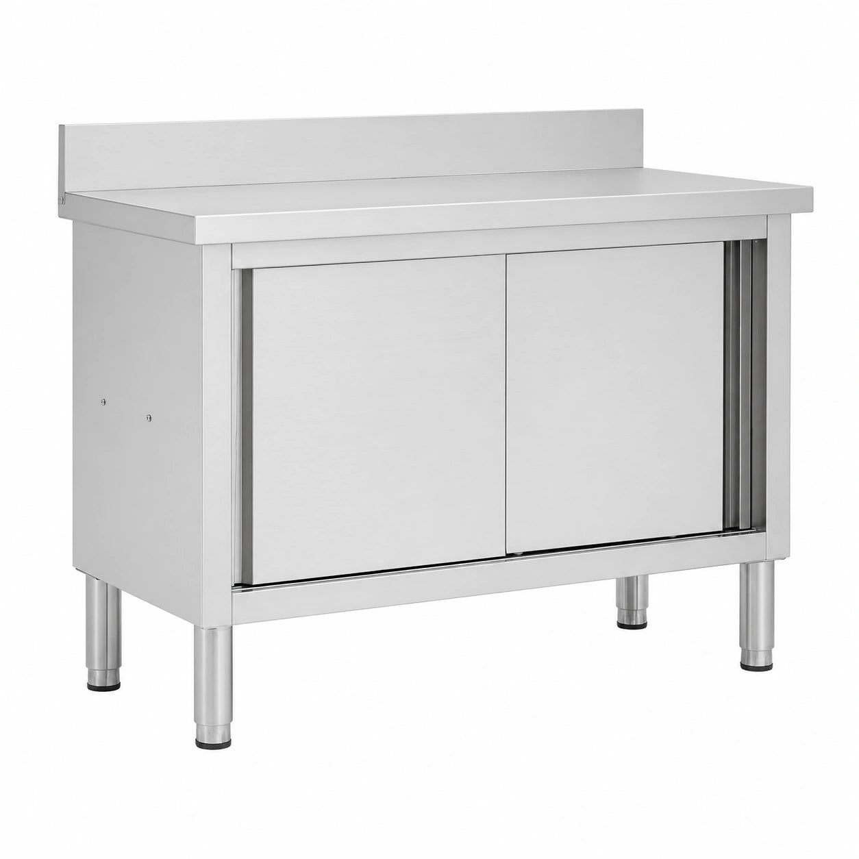 Armoire, avec rangement, avec portes coulissantes, avec portes, en acier inoxydable, pour la chambre