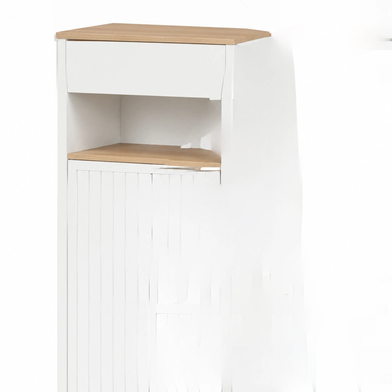 Buffet, avec tiroirs, avec portes, coloris blanc, pour la salle à manger ou le salon