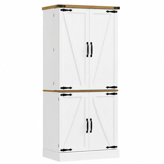 Armoire, réglable, avec rangement, avec tiroirs, coloris blanc, 76 x 40 x 182 cm, pour la chambre